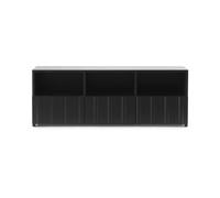 Normann Copenhagen Buffet hybrid Rib Soft black. 44x120x38 cm