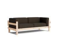 Normann Copenhagen Canapé Kube Pin de sapin laqué-tissu Remix 356 Brown. 220 cm