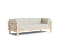 Normann Copenhagen Canapé Kube Pin en bois laqué-tissu Remix 223 Beige. 220 cm