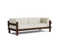 Normann Copenhagen Canapé Kube Pin en brun laqué-tissu Remix 223 Beige. 220 cm