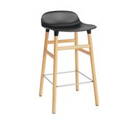 Normann Copenhagen Chaise de bar Form Chair pieds en chêne noir