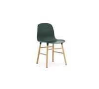 Normann Copenhagen Chaise Form avec structure en bois - Chêne - vert