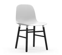 Normann Copenhagen Chaise Form pieds noirs Blanc