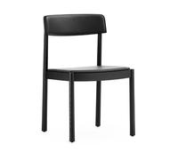 Normann Copenhagen Chaise Timb avec coussin Noir/ Ultra Leather - Black