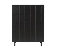 Normann Copenhagen Commode Rib. 4 tiroirs Soft Black