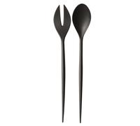 Normann Copenhagen Couverts à salade Krenit noir
