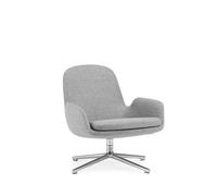 Normann Copenhagen Era Fauteuil Bas avec Pivotant Aluminium/ Synergy LDS16