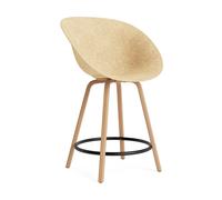 Normann Copenhagen Fauteuil avec accoudoirs Mat Bar Armchair 65 cm Hemp-hêtre-acier noir