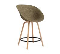 Normann Copenhagen Fauteuil avec accoudoirs Mat Bar Armchair 65 cm Seaweed-hêtre-acier noir