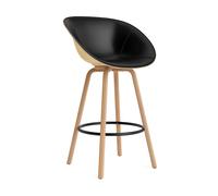 Normann Copenhagen Fauteuil avec accoudoirs Mat Bar Armchair habillé sur le devant 75 cm Ultra 41599-hemp-beech-black steel