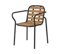 Normann Copenhagen - Fauteuil de repas empilable Bois naturel
