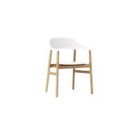 Normann Copenhagen Fauteuil Herit - wit - Chêne