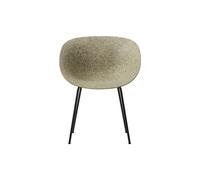 Normann Copenhagen Fauteuil Mat Armchair Seaweed-black steel