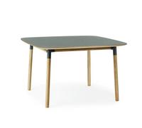 Normann Copenhagen Form Table de Salle à Manger 120 x 120 cm Vert/Chêne