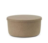 Normann Copenhagen Hide Pouf de Rangement Grand Sable