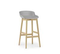 Normann Copenhagen Hyg Tabouret de Bar H75 Chêne/Gris