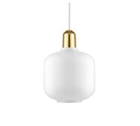 Normann Copenhagen Lampe Amp petite Blanc-laiton