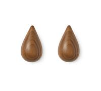Normann Copenhagen Patère Dropit Lot de 2 noyer Petit