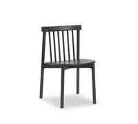 Normann Copenhagen Pind Chaise de Salle à Manger en Bois de Frêne Teinté Noir