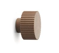 Normann Copenhagen Puce support mural en fibre de bois, polypropylène, marron, hauteur 4,5 cm, diamètre 6,1 cm