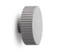 Normann Copenhagen Puce Support Mural Fibre de Bois Polypropylène Gris Hauteur 4 cm Diamètre 8,1 cm