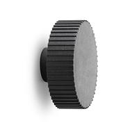 Normann Copenhagen Puce Support Mural Fibre de Bois Polypropylène Noir Hauteur 4 cm Diamètre 8,1 cm