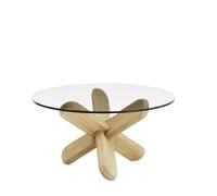 Normann Copenhagen Table basse Ding - Verre - Chêne