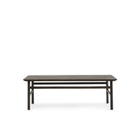 Normann Copenhagen Table basse Grow chêne fumé lasuré. large