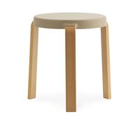 Normann Copenhagen Tabouret Tap sand. pieds en chêne