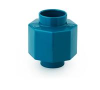 Normann Copenhagen Vase Deko Object H5 Hexagon Petrol Blue