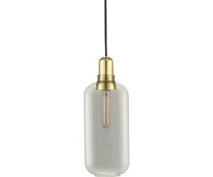 NORMANN COPENHAGUE AMP LUSTRE À PENDRE GRIS LAITON 26 X 11,2 CM NEUF