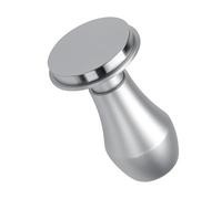 Normcore Tamper à café V4.1 de 49 mm avec retour sonore de clic, tampon à ressort avec base plate en acier inoxydable, compatible avec levier La Pavoni, machines à expresso Rok, argenté