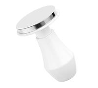 Normcore Tampon à café 53,3 mm - Blanc - Tampon Barista avec pression de pression de 15 lb / 25 lb / 30 lbs - Poignée en aluminium Ø 53,3 mm