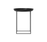 NORR11 Table Basse Duke, Petit , Fer/obsidienne Laquée