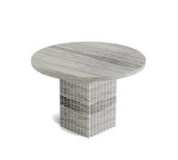 NORR11 Table Basse Soho en Travertin Argent