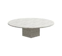 NORR11 Table basse Soho Silver travertin. Ø120x34
