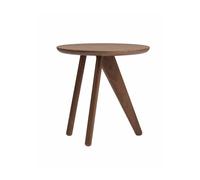 NORR11 Table d'appoint Fin Ø40 cm Chêne fumé foncé