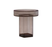 NORR11 Table D'appoint Naked H49 Fumé/Verre