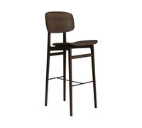 NORR11 Tabouret de bar NY11 Dark smoked oak. 75 cm