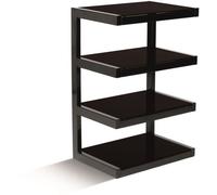 NorStone Esse HiFi Noir - Meuble HiFi 4 étagères