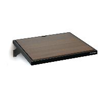 NorStone Esse WS Noir et Noyer - Étagère Mural pour Platine Vinyle