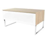 Norstone Meuble TV modulable Khalm Chêne / Blanc