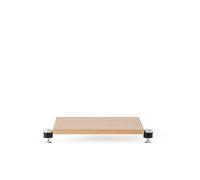 NorStone Meuble HiFi Modulaire Copenhagen - Base - Métal Plein et Chêne - Meuble HiFi - Capacité de Charge Max. 50KG - Pointes et Contre-Pointes