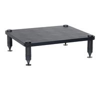 Norstone - Module pour meuble COMO - Finitions très haut de gamme - Habillage Cuir noir - Acier massif inoxydable
