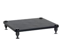 Norstone - Module pour meuble COMO - Finitions très haut de gamme - Habillage Cuir noir - Acier massif inoxydable