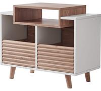 NorStone Oslo 800 Blanc et Chêne - Meubles hi-fi