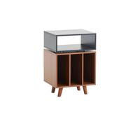 Norstone Stockholm 700 Noir et Noyer - Meuble Hifi