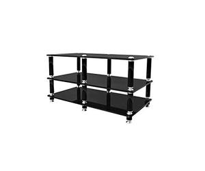 Norstone Support pour Stabbl AV Vidéo/Audio avec 3 Tablettes-Noir