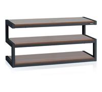 Meuble TV - NorStone - Esse - Noir et Noyer - Support jusqu'à 80 kg - Écrans jusqu'à 46""
