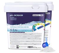 NortemBio Pool pH+ Plus 2 x 6,5 kg - Élévateur pH en Poudre pour Piscine et Spa, Régulateur pH, Équilibrant Eau Cristalline, Améliore Le Confort de Bain, Formule Naturelle
